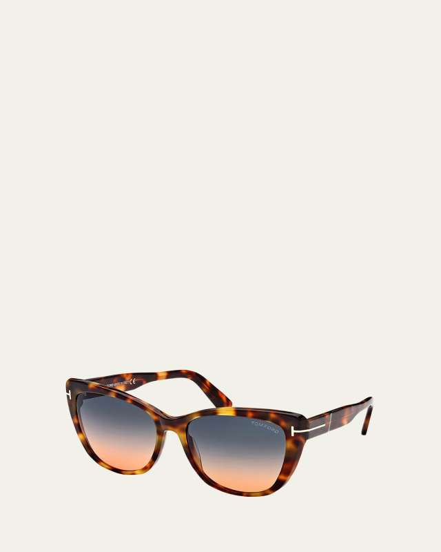Acetate Cat-Eye Sunglasses